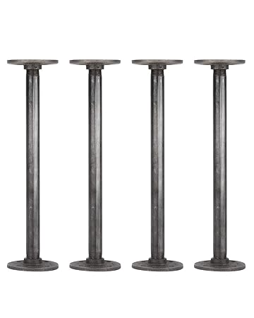 Rustic Industrial Pipe Decor Table Legs Authentic Industrial Steel
