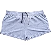 JEEING GEAR Men's Bodybuilding Gym Workout Fitness Shorts 3" Inseam inch Cotton Without Pocket