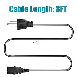 8Ft 3 Prong Power Cord Replacement for JBL EON One