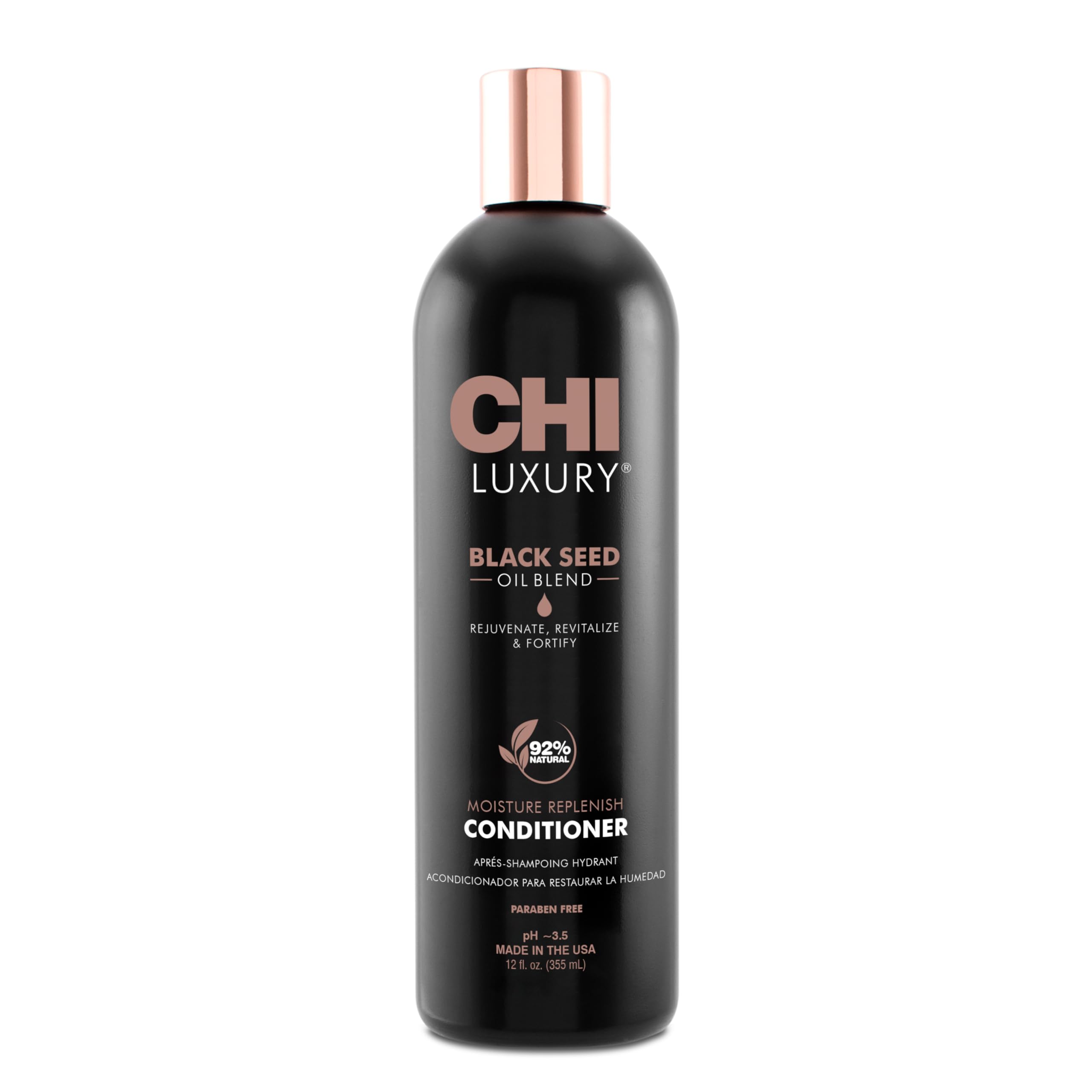 CHI Luxury Black Seed Oil, Moisture Replenish Conditioner, 355 ml