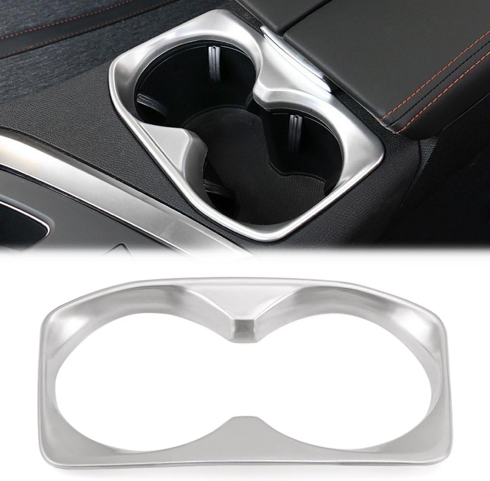 Car Stainless Steel Water Cup Holder Cover Interior Trim Amazon.co.uk