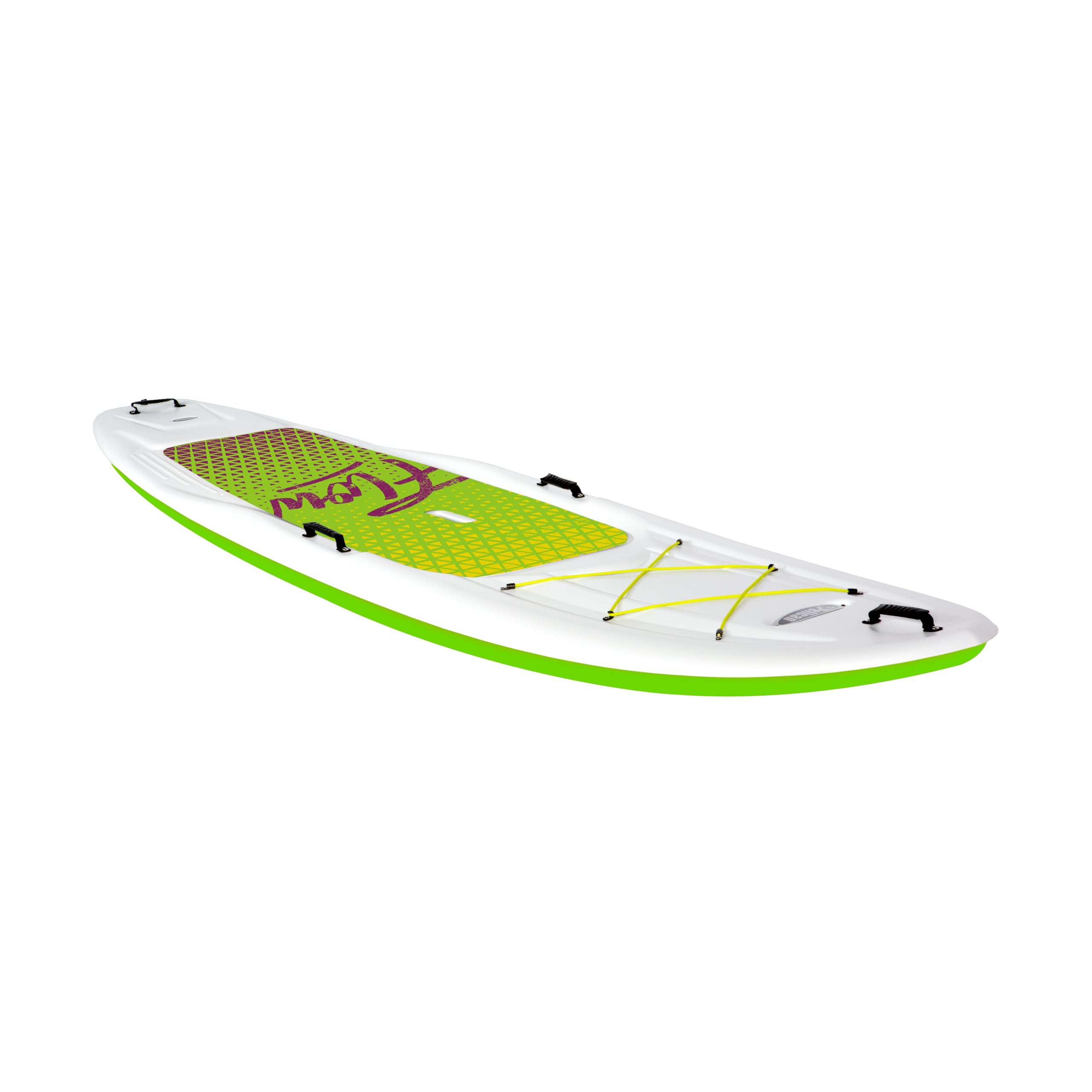 Photo 1 of Pelican Flow 106 Hardshell Stand-Up Paddle Board - Lightweight Board with a Bottom Fin for Paddling, Non-Slip Deck - Perfect for Youth & Adult - 10.2 ft - Lime