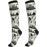 Bshuey Compression Socks For Women & Men Circulation 15-20 Mmhg Knee High Best Support For Travel Running Athletic