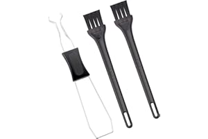 SMLBJUTE 1 PCS Keycap Puller Switch Puller with 2 Pcs Keyboard Cleaning Brushs, Stainless Steel Keycap, Fixing, Remover, Removal, Tool for Mechanical Keyboard