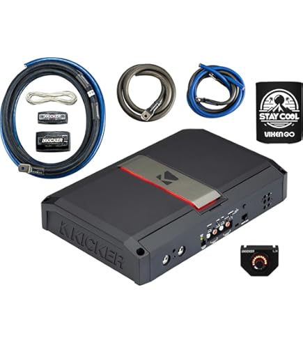 Amazon.com: KICKER Amplifier and Amp Kit Package of 2 Items