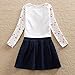 NEAT Girls Embroidery Long Sleeve Flower Denim Cotton Dresses LH5922 1-8 Years