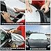 AUTSCA Car Windshield Snow Cover Sun Shade Protector with Rearview Mirror Protector and Anti-Theft Edges (Mid)