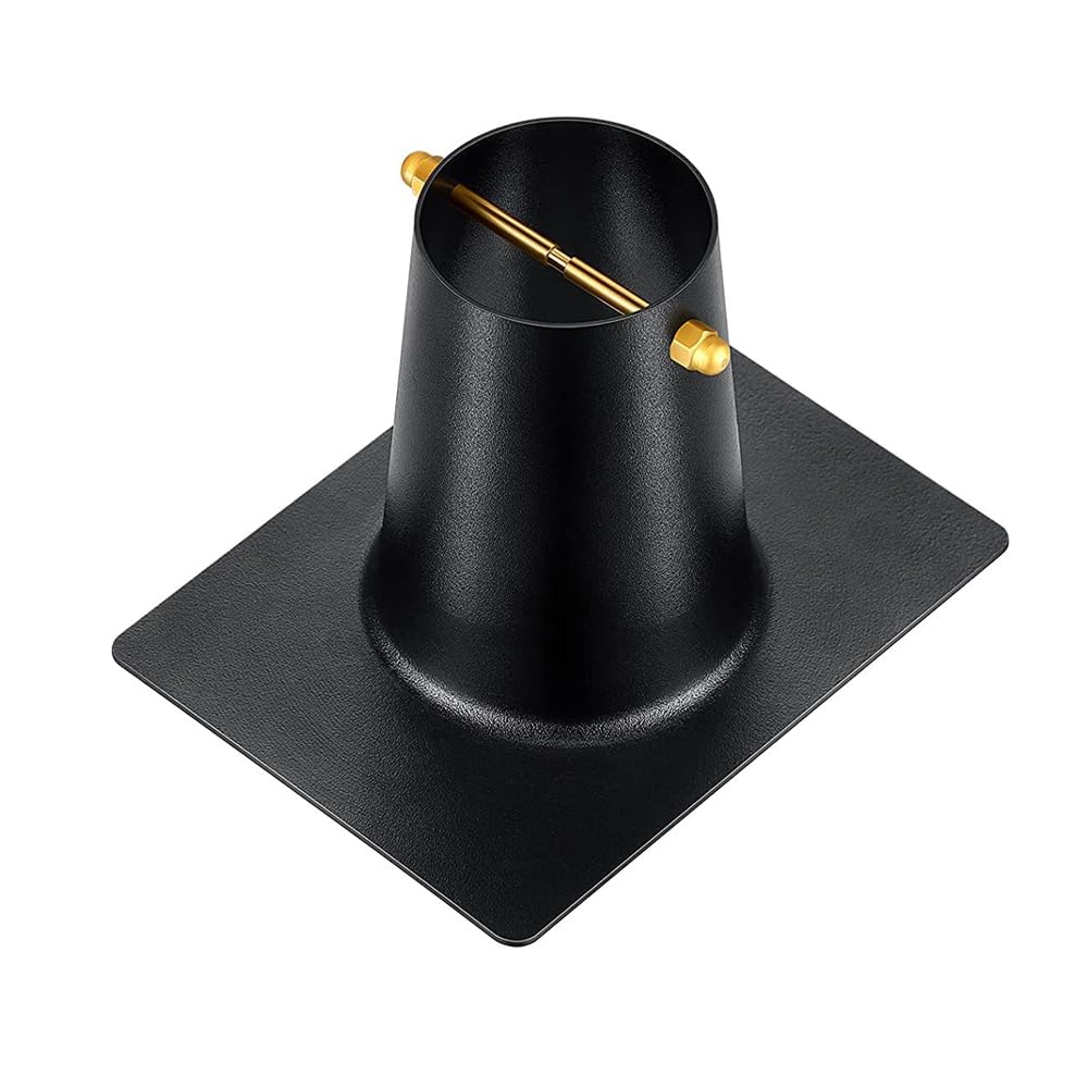 Namvo Rain Chains Aluminium Black Powder Coated Gutter Downspout Adapter For Rain Chain Installation, Standard