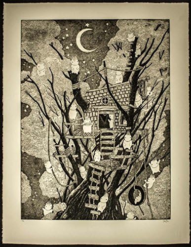 Treehouse : Intaglio Etching
