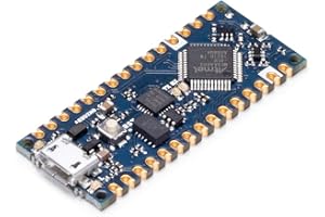 Arduino Nano Every [ABX00028] – ATmega4809, 48KB Flash, 6KB SRAM, 20 Digital I/O, 8 Analog Inputs, Micro USB Type-B, Compatible with Arduino IDE for Embedded Projects
