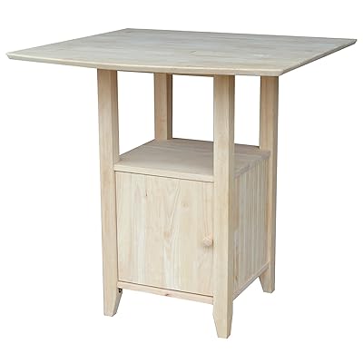 Compact Dual Drop Leaf Bar Height Bistro Table with Jordan Ubuy