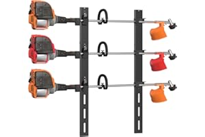 ZSLTLDU Weed Eater Rack for Trailer, 3 Place Heavy Duty Rust-Proof Weedeater Racks, Trimmer Rack for Open Trailer Truck with 