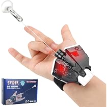 Amazon.com: LUMINOUS ZZX Spider Web Shooter Real Web Launcher ...