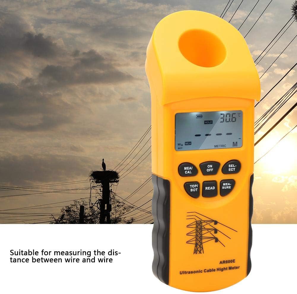 Wosume SMART SENSOR AR600E LCD Display 6 Cables Measurement Ultrasonic Cable Height Meter - Image 4