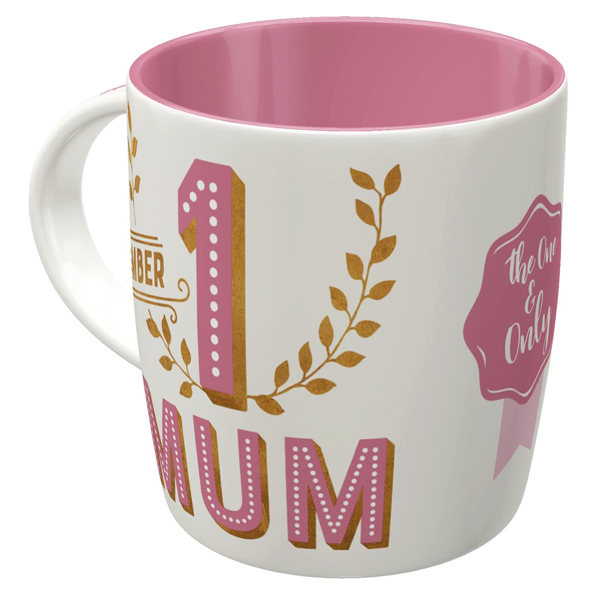 Nostalgic-Art Retro Coffee Mug 11oz Number 1 Mum - Gift Idea for Mum, Ceramic Mug, Vintage Design