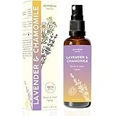 Lavender & Chamomile Room, Linen & Pillow Spray by Aromafume | 100ml/3.38 fl oz | with Pure Lavender Essential Oil | Aromatherapy Spray for Relaxation | Air Freshener