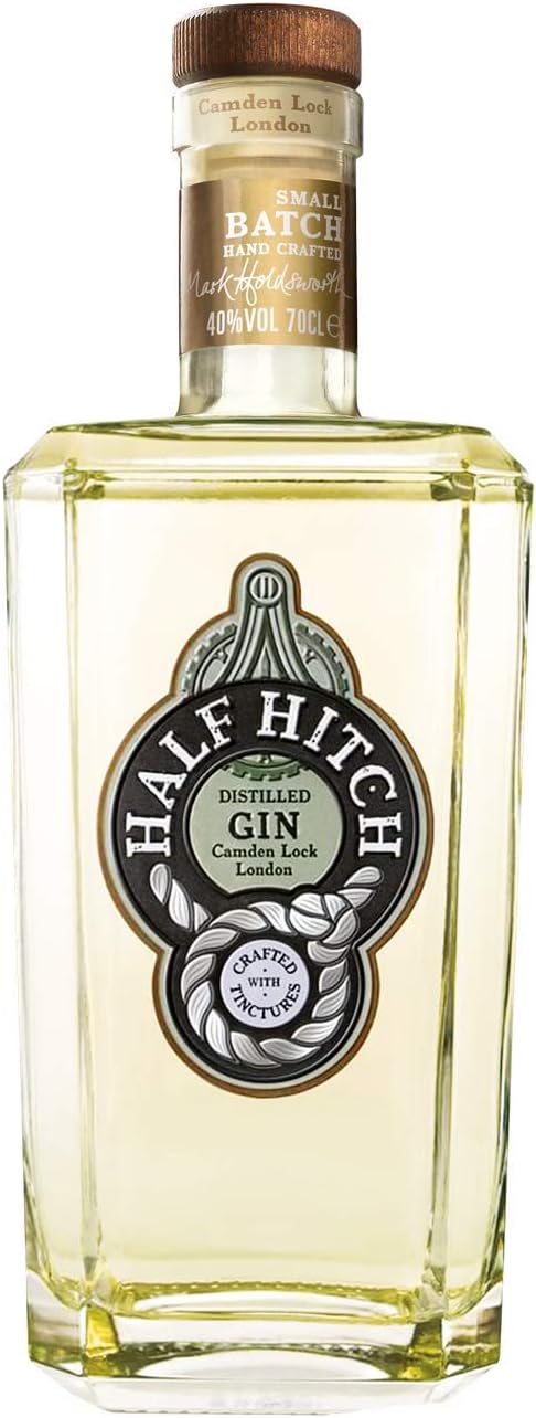 Half Hitch Small Batch Handcrafted Premium Earl Grey Tea Gin, 70cl, 40% ABV, 700