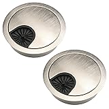 Yinpecly 2 PCS Metal Desk Grommet 2 Inch