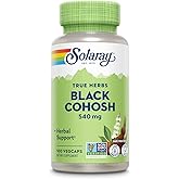 SOLARAY True Herbs Black Cohosh - Herbal Supplements for Women's Wellness - Supplying 540mg of Black Cohosh Root per Serving - Non GMO, Vegan, Gluten Free, 60-Day Guarantee - 100 Servings, 100 VegCaps