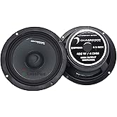 Diamond Audio Diamond Audio 6.5&rdquo; 400W Max Motorsport Midrange Speakers (MSPRO65)