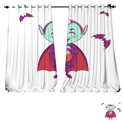 Amazon Com Despkon Home Waterproof Window Curtain Halloween