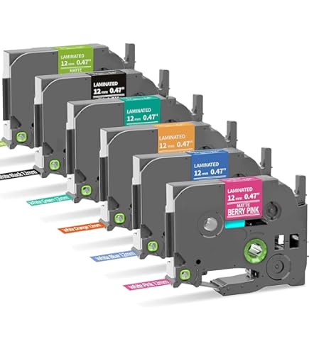 Pristar 4x Kopatibel für Brother TZe-231 TZe231 TZc 231 Tz Tape 12 0