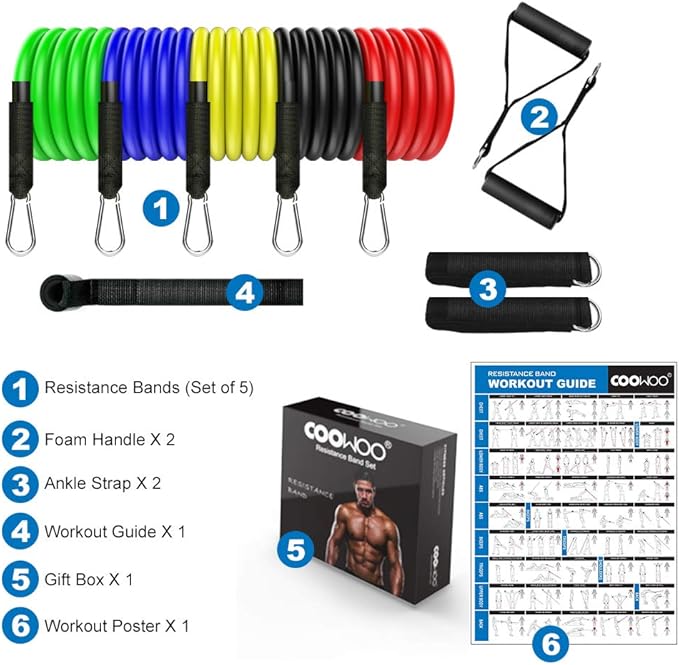 Venta Coowoo Resistance Band Set En Stock