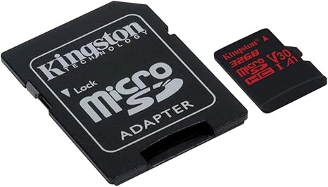 Amazon Com Kingston Canvas Select 32gb Microsdhc Class 10 Microsd Memory Card Uhs I 80mb S R Flash Memory Card With Adapter Sdcs 32gb Computers Accessories