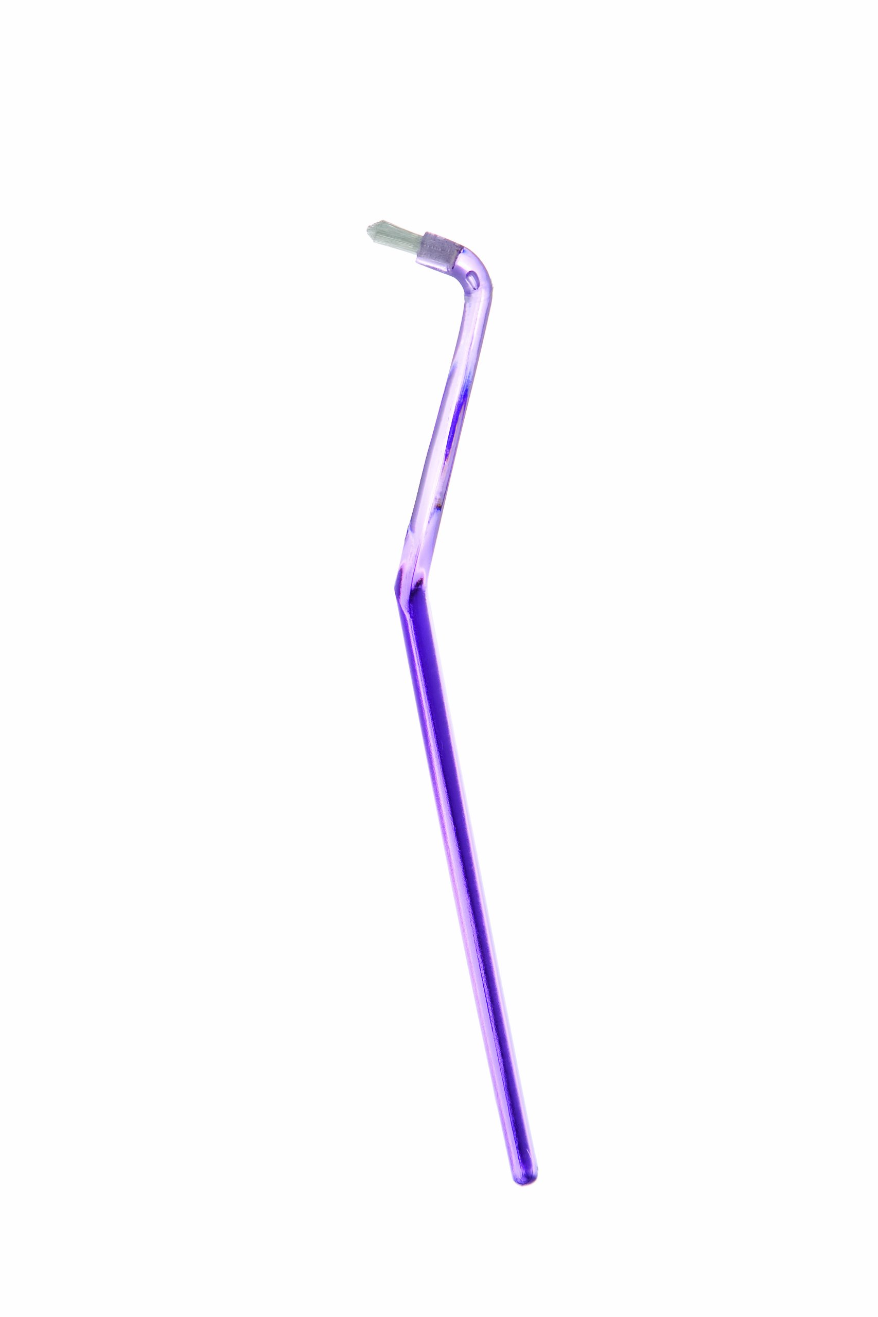 Dent-O-Care 403a Interspace Long Head/Medium Toothbrush by Dent-O-Care, Purple, Manual, 1 Count