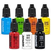 Tattoo Ink Radiant Colors 7 Color 1/2oz Primary Set - Made in The USA