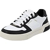 Skechers Women's Jade - Best in Class Leather Lace-Up Sneakers with Memory Foam, White/Black, 6.5