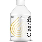 Cleantle Tire Dressing – Deep Black Finish & Clean Satin Sheen for Rubber Tires – Water-Based Formula with Easy Application – Non-Greasy Look That Lasts for Daily and Show Cars – 500ml Bottle