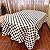 Black & White Checkered Flag Table Cover Party Favor/Checkered Tablecloth/Disposable Checkered Racing Table Cover (Pack of 4)