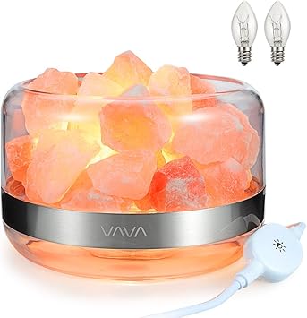 lampara de sal del himalaya vava natural hymalain rosa lamparas de rock de sal 6 7 lbs 5 del himalaya cristales de sal luz de noche de mar con