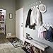 Wall Mount Coat Hooks [2 Pack] Coat Rack Hooks with 15 Hooks Stainless-steel Metal Coat Robe Hat Clothes Hanger Hooks For Bathroom Kitchen Office