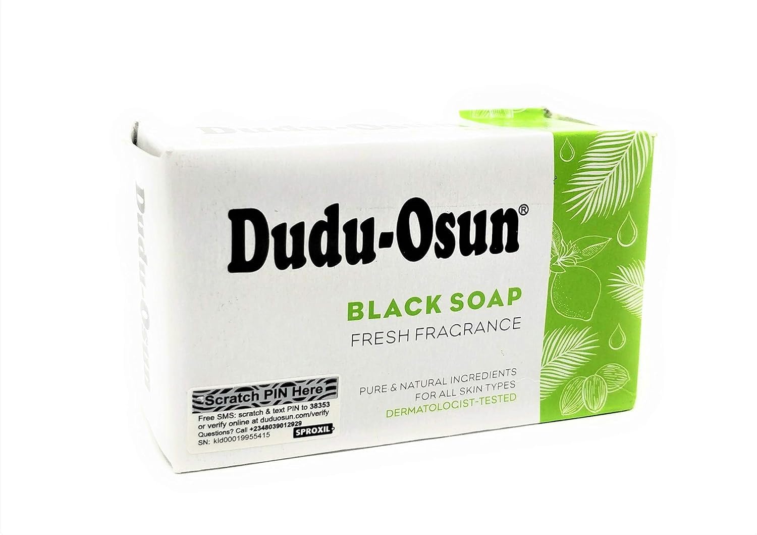 Dudu-osun African Black Soap (100% Pure) -Pack of 4