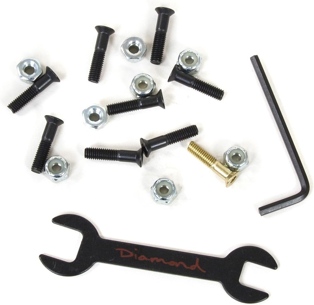 Diamond Supply Co. Hardware Bolts 7/8", Black