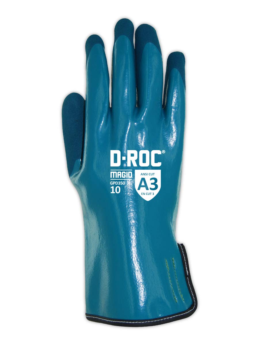 Chemical Resistant Nitrile Gloves, 12/XXXL Industrial