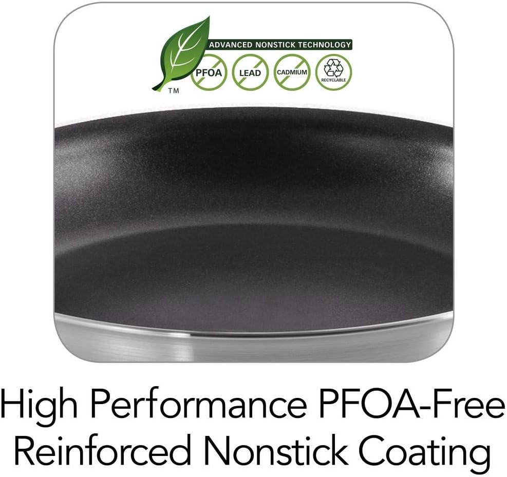 Tramontina 80114/535DS Professional Aluminum Nonstick Restaurant Fry Pan, 10", NSF-Certified: Kitchen & Dining