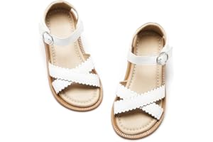 Kiderence Toddler Girls Sandals Little Girls Kids Summer Shoes Toddler Sandals