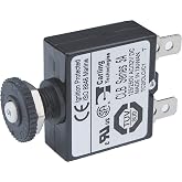 Blue Sea Systems 7052 Push Button Reset Only Quick Connect Circuit Breaker - 5 Amp