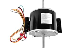 Flynsu 3315332.005 RV AC Fan Motor Replacement for Genteq F48AF70A61 Replacement for Dometic Brisk Air II Condenser Fan Motor 115V, 1/5 HP, 3-Speed