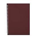 Pink Pig A4 Portrait Sketchbook | White Cartridge, 35 Leaves | Economy Aubergine