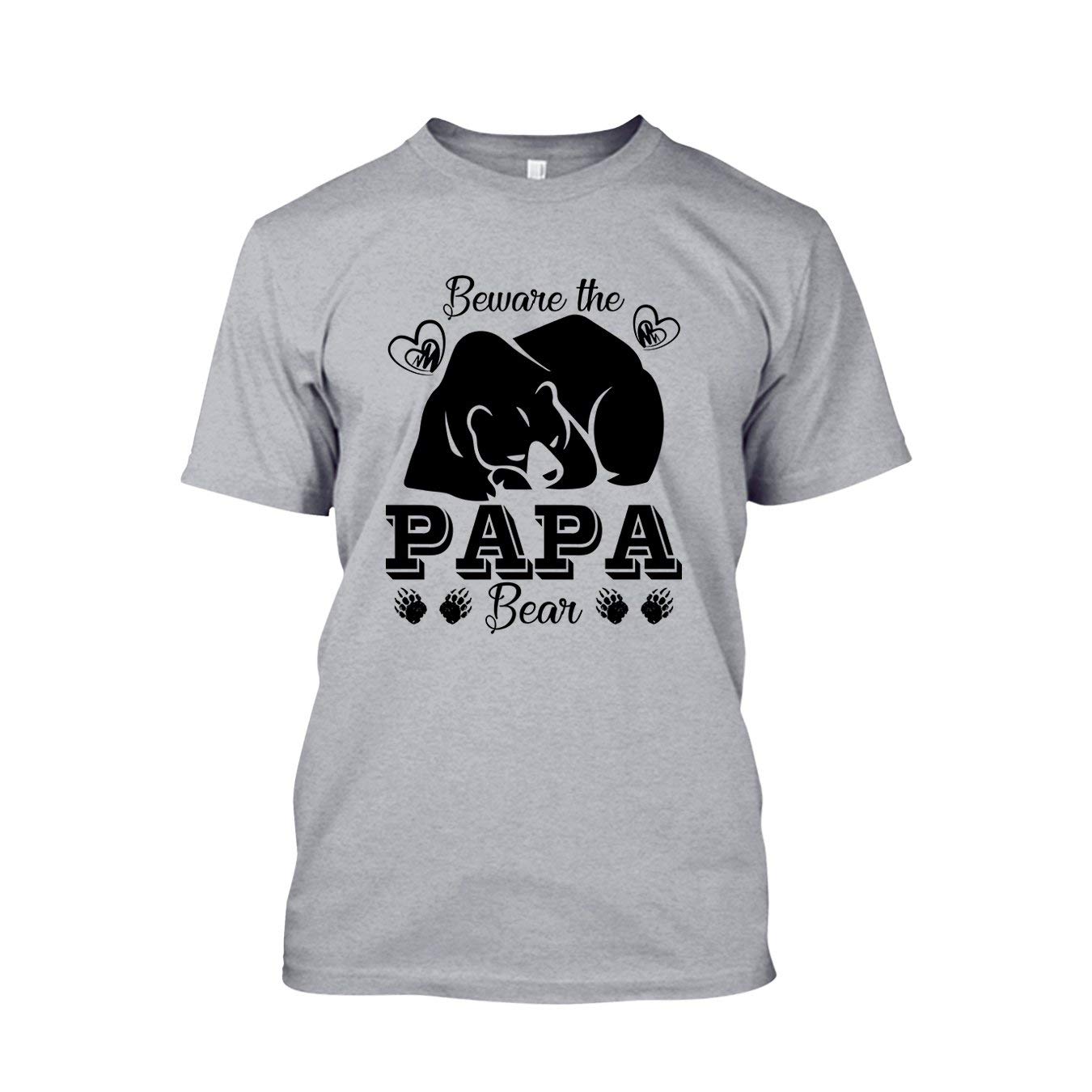 Beware The Papa Bear Adult Unisex, Clothes For You T Shirt