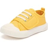BACSAC Toddler Shoes Boys &amp; Girls - Comfortable Tennis Walking Sneakers with Adjustable Hook and Loops Athletic Running Non Slip Casual Canvas Shoe
