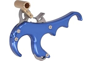 Bow Release Aid, 4 Fingers Release Aids Aluminum Alloy Sensitivity Adjustable Archery Release Aids Release Aids Releases & Ai