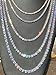 Harlembling Real Solid 925 Silver Men's Tennis Chain - 14k Gold Plated Or Natural Silver - 16-30