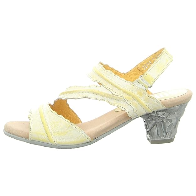 Simen Damen Sandaletten 1122A GELB gelb 661505