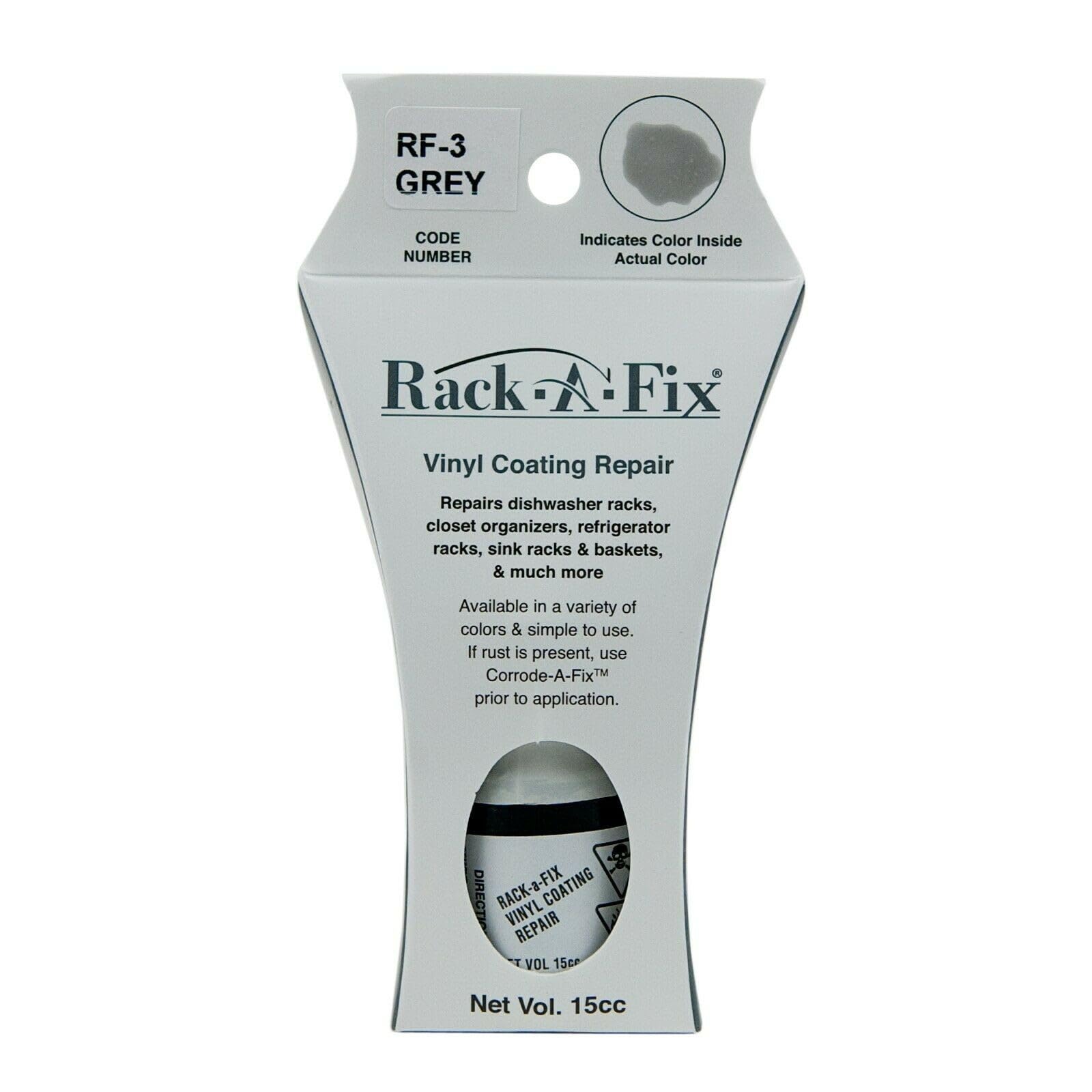 Photo 1 of Rack-A-Fix Grey Touch Up Vinyl Coating Repair for Dishwasher Racks & More, RF-3