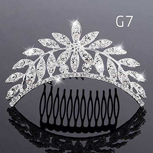 Generic Popular crown tiara tiara fine sparkl crystal